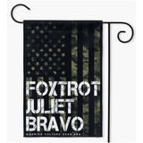Foxtrot Juliet Bravo Yard Flags